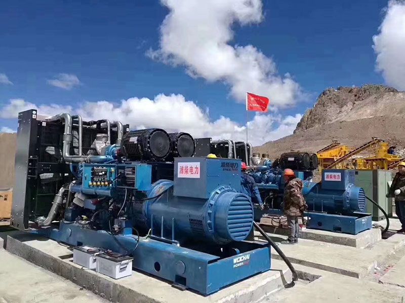 濰柴12M33發(fā)動(dòng)機(jī)組配套我公司散熱器，在5300M海拔高原地區(qū)性能優(yōu)良